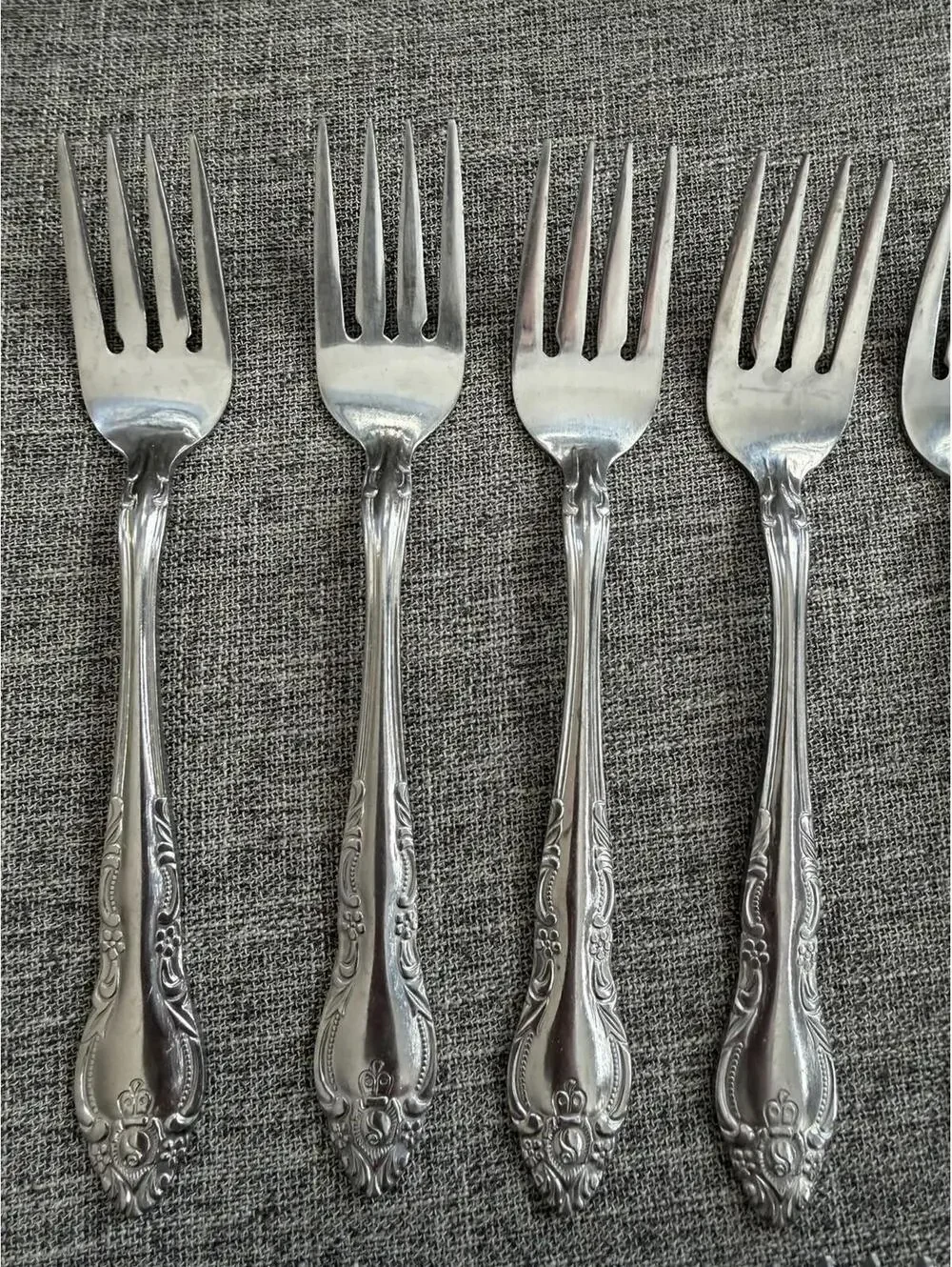 Oneida Northland Stainless Steel Malmaison Salad Fork Set Of 12